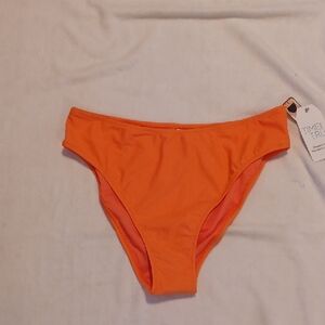 Time and Tru Vibrant Orange Bikini Bottom Size 11-12